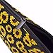 judysen Sunflower Steering Wheel Cover Set,Safe Non Slip Neoprene Material Stretch-on Fabric Steering Wheel Cover Car Accessories for Women Universal Fit