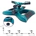 Lawn Sprinkler, Automatic 360 Rotating Adjustable Garden Sprinkler Garden Water Sprinkler with 3600 SQ FT Coverage Premium Quality Lawn Irrigation System