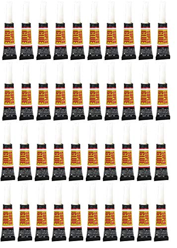 image for 40 Tubes of Super Glue, Extra Strong, Single use, Cyanoacrylate Adhesi