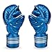 Sanabul Core 7 oz Hybrid Gloves (Blue/Silver, L/XL)