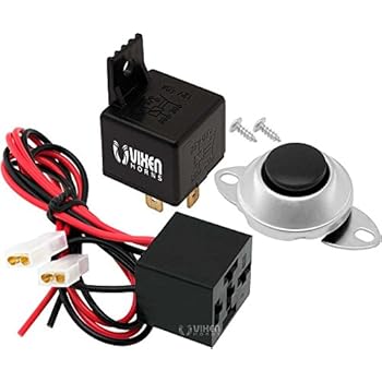 Amazon.com: Wolo (HWK-1) Air Horn Wiring Kit with Horn Button Switch