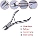 Abeylife Toenail Clipper Cutter Professional Nail Nipper for Thick and Ingrown Toenails Surgical Steel Grade Premium Quality Stainless Steel 5