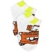 Disney Cars Boys 6 pack Socks (4-6 (Shoe: 7-10), Grey/Multi No Show)