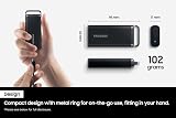 Samsung Portable SSD T5 EVO 2TB USB 3.2 Gen 1 External Drive 460MB/s Mac PC view 2