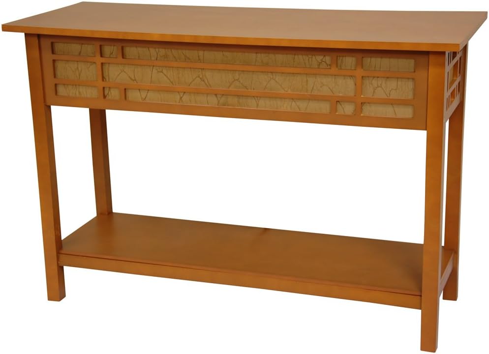 Amazon Com 42 Hokkaido Japanese Design Lantern Lit Console Table Honey Kitchen Dining