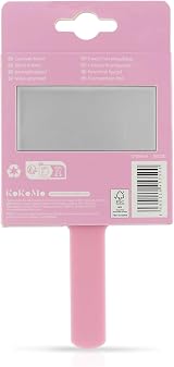 Barbie Pink Handheld Small Travel Cosmetic Mirror Character Design view 4
