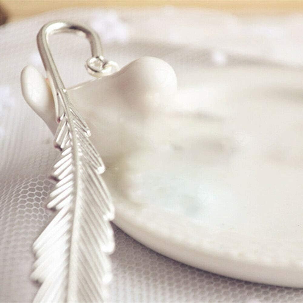 SUPERTOOL Special Wish Classic Gift, Antique Style, Metal, Bookmark, Feather Design, Gift for Friends(1Pcs) - Image 3