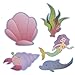 Mermaid Hanging Decorations - 30-Count Ceiling Streamers for Ocean Fantasy Birthday Party - Mermaid Party Supplies for Kids, Swirl Decor in 3 Assorted Colors, Pink, Blue, Purple, 30-37 Inches in Length