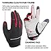 Zookki Work Gloves,Full finger-Black,M(6.7inches-7.9inches)