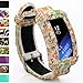 Wonlex Gear Fit2 Band, Silicone Replacement Watch Bands Strap for Galaxy Gear Fit2 SM-R360 & Fit 2 Pro for Women & Men (Owls)