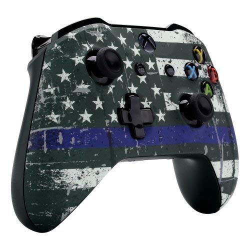Xbox One Rapid Fire Modded Controller for Microsoft Xbox One, Works with All Shooting Games, COD, Rapid Fire, Dropshot, Akimbo & More (Blue Line)