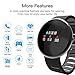 ROADTEC Smart Watches for Men Women Fitness Tracker Watch with Heart Rate Monitor,IP67 Waterproof Activity Tracker with Game Calorie Pedometer Sleep Monitor for Android (Black+Gray)