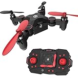Holy Stone HS190 Foldable Mini Nano RC Drone for Kids Gift Portable Pocket Quadcopter with Altitude Hold 3D Flips and Headless Mode Easy to Fly for Beginners