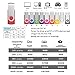 FEBNISCTE 8GB USB 3.0 Flash Drive Bulk 10 Pack Thumb Drives - Foldable 8 GB USB3.0 Memory Stick Data Storage Multipack Zip Drives - Portable Jump Drive Gift Multi-Coloured Pen Drive with 10pcs Rope