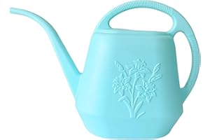 1 Gallon Plastic Watering Can with Comfortable Handle,1 Gallon Watering Can for Outdoor Plants Long Spout Watering Can for In