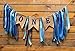 Sllyfo 1st Birthday Decorations,Baby Boy's First Birthday Banner,Burlap Highchair Banner for 1st Birthday boy Decorations