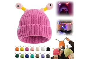 GENERIC Monster Tentacles Hat, Glowing Little Monster Knit Hat,Cute Glowing Little Little Monster Knit Beanie Retractable Tentacles