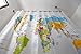 Amazing Shower Curtains - 2020 World Map Shower Curtain 70x70 by Segmia