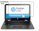CaseBuy Clear Anti Scratch Screen Protector Guard Film Cover Skin for HP Pavilion x360 2-in-1 13.3-Inch Touchscreen Laptop