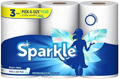 Sparkle Paper Towels 18 37 Regular Rolls Modern White Pick A Size Plus Amazon Sg Health Personal Care