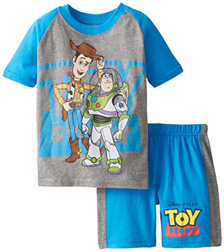 Disney little boys  toddler toy story short sleeve colo…
