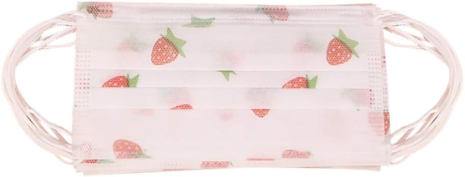 10pcs Disposable Face Masks w/Earloops, Allergy and Flu Protection - Protect Your Health from Pollution, Dust, Germs and Pollen, Polypropylene, Latex Free, 3 Ply Breathable (B)