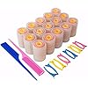 ClickMart-Hair-Rollers-Set-include-45-Pieces-of-Self-Grip-Hair-Rollers-with-12-Pieces-Duckbill-Clips-and-2-Combs-Hair-Curlers-for-Women-Men-and-Kids-in-3-Different-Sizes-36mm-25mm-15mm 45 Pieces Hair Rollers Set, with 12 Pieces Duckbill Clips and 2 Combs, Hair Curlers for Women, Men and Kids in 3…