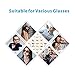Anti-Slip Eyeglasses Nose Pads, Rewoot 25 Pairs Glasses Adhesive Thin Nosepads for Glasses Eyeglasses Sunglasses (Transparent,1mm)