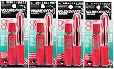 Maybelline VolumExpress One by One Mascara #255 Blackest Black 4 pack