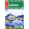 Lofoten, Wander – Radkarte 1 : 75 000: PM 104 Landkaart – Gevouwen Kaart, 29 augustus 2019