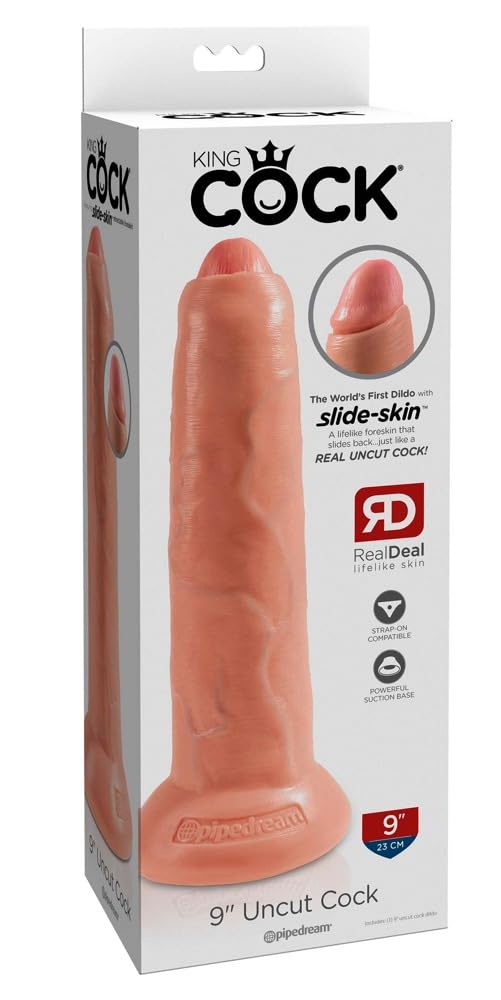ABS King Cock Uncut Flesh 9in, u