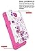 S7 Edge Case, Galaxy S7 Edge Case, Style4U Butterfly Design Studded Rhinestone Crystal Bling Hybrid Armor Case Cover for Samsung Galaxy S7 Edge with 1 Style4U Stylus [White/Hot Pink]