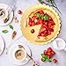 EKKONG Cake Boards, Sheets for Cake Base Ø 6+8+10+12 Inch Diameter - 4 Pieces (Gold)