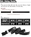 Belts Mens Leather Ratchet Comfort Cilp Adjustable Automatic Sliding Buckle Fashion Dress Belt 1.38 inches Width Black