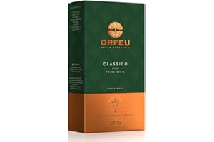 Orfeu Café Clássico Torrado e Moído, 100% Arabica, Torra Média, 250g