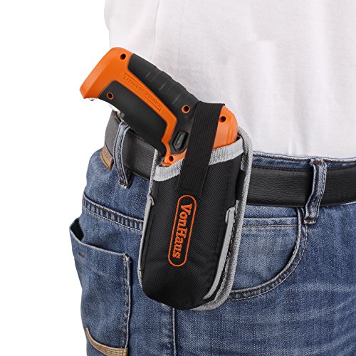 VonHaus-6-in-1-USB-Charging-Cordless-Electric-Screwdriver-36V-Li-Ion-with-6pc-Bit-Set-Quick-Change-Bit-Storage-Revolver-Magazine-Belt-Holster