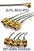 Pack of 4 RF U.FL(IPEX/IPX) Mini PCI to RP-SMA Female Pigtail Antenna Wi-Fi Low Loss Coaxial Cable 1.13mm (6 inches /15cm)