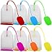 6 Pack Silicone Tea Infuser, FineGood Tea Bags Tea Infuser for Loose Tea Reusable Tea Filter Strainer