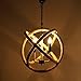 Lixada Vintage Glass Wall Sconces Adjustable Industrial Edison Wall Lamps Retro Wall Bedroom Stair Mirror Lamps E26/E27 Base (Hemp)