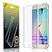 eSamcore Samsung Galaxy S6 Edge Screen Protector Easy Application, Anti-Bubble Case Friendly [Full Coverage] Soft HD Clear Film for Galaxy S6 Edge SM-G925 [2-Pack]
