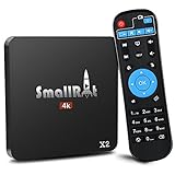 TV Box, SMALLRT X2 2GB RAM Android 6.0 Box Quad Core Smart TV Box Built-in Wifi Supports 4K UHD Entertainment