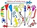 Charmed 100 pcs Toy Vinyl Stretchy Sticky Easter Egg Stuffer Toy Including