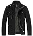 wantdo Men's Cotton Lightweight Jacket Military Jacket Casual Field Coat Windbreaker