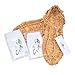 Japanese Straw Sandals with 2 Pairs Tabi Socks for Bleach Cosplay M