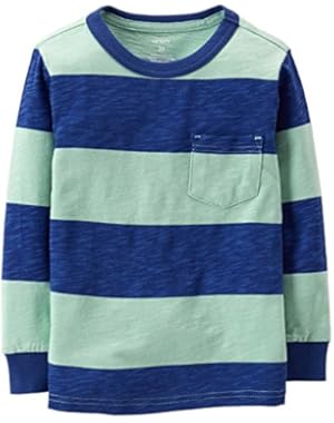 Carter's Striped Tee (Baby) Blue