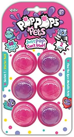 Pop Pops Pets-6 pops with 2 Characters