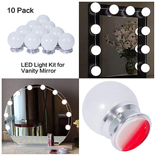 Buy Ollny LED Vanity Mirror Lights Kit Stick on 10 Dimmable Led