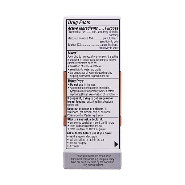 Similasan Earache Relief Ear Drops 10 ml Natural Wonders Healthcare, Inc.