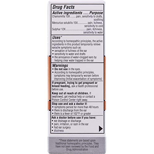 Similasan Earache Relief Ear Drops 10 ml Natural Wonders Healthcare, Inc.