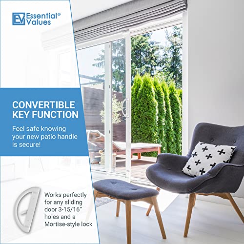 Essential Values Patio Door Handle Set, Sliding Door Handle Set (Non
